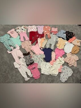 Bundle of Baby girls clothes 3-6 months to 9 months